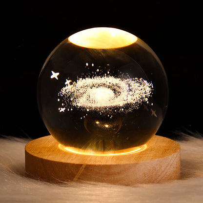 3D Crystal Ball Night Light