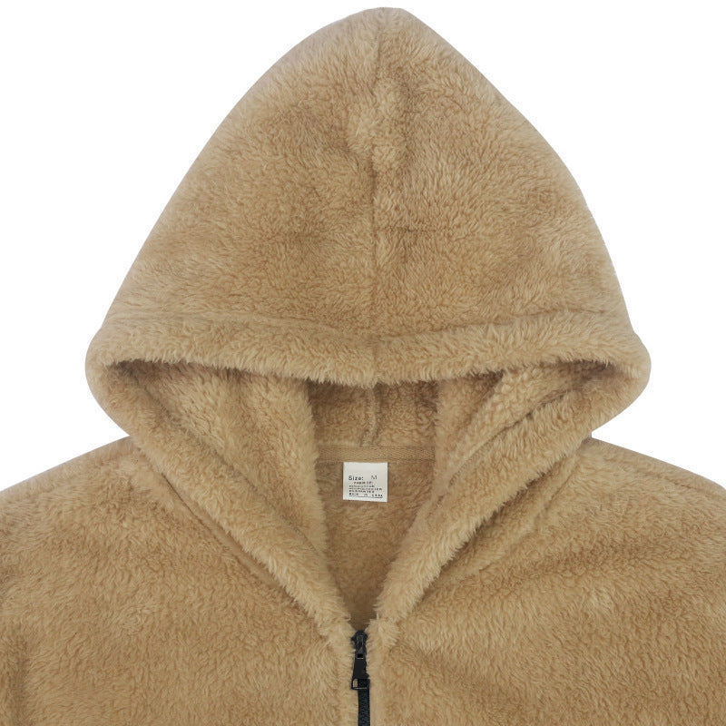 Men’s Plush Hooded Jacket