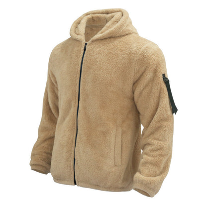 Men’s Plush Hooded Jacket